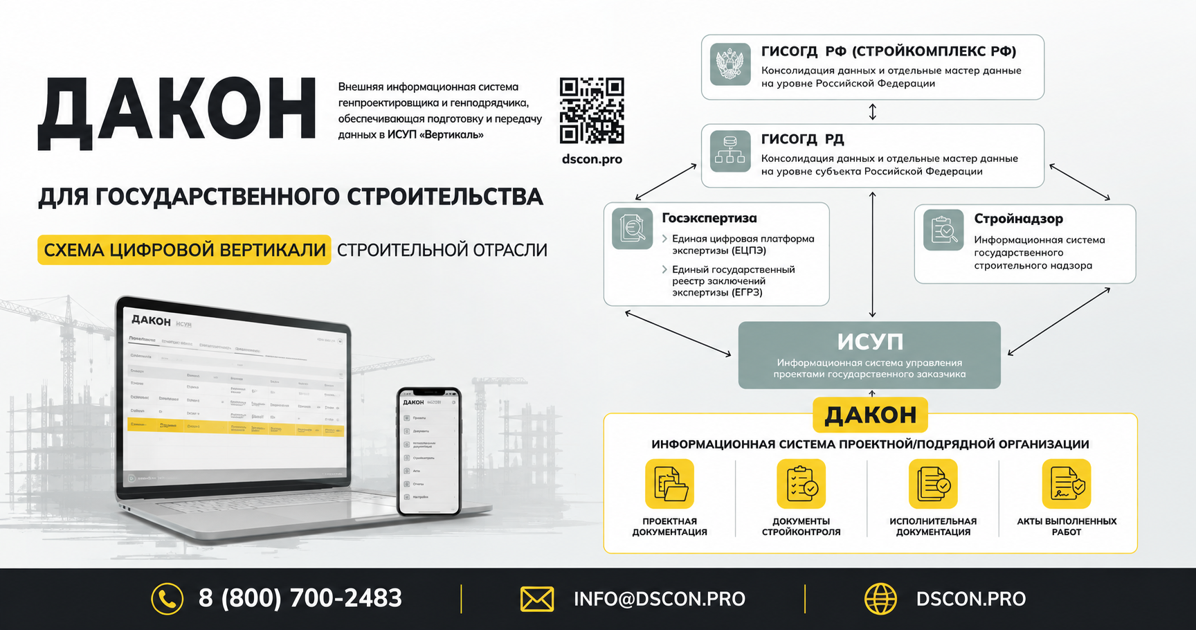 21 мая 2026 года новый продукт нашей команды ДАКОН ПЛЮС был включен в Единый реестр российских программ для электронных вычислительных машин и баз данных Минцифры России.